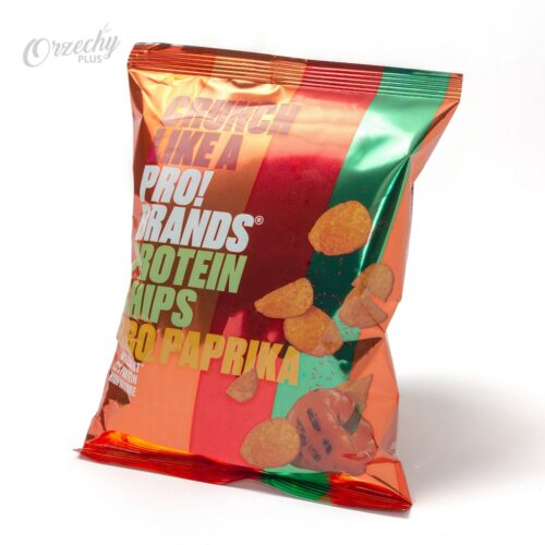 Chipsy proteinowe „PRO!BRANDS“ o smaku paprykowo-barbecue, 50 g