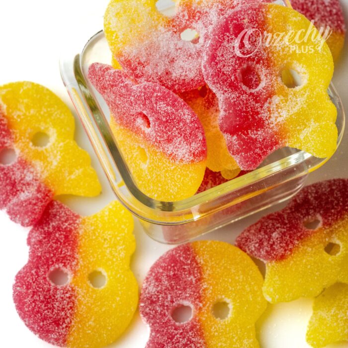 Żelki „Musujące owocowe czaszki”, 1 kg
