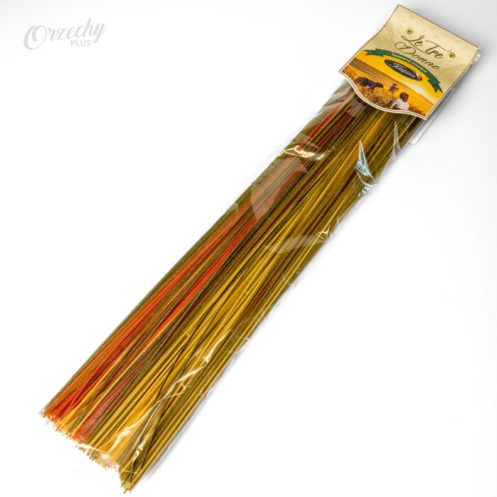 Spaghetti „PASTIFICIO TEMPORIN” trzykolorowe, 500 g