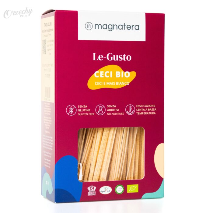Makaron z ciecierzycy i białej kukurydzy „MAGNATERA”, 250 g