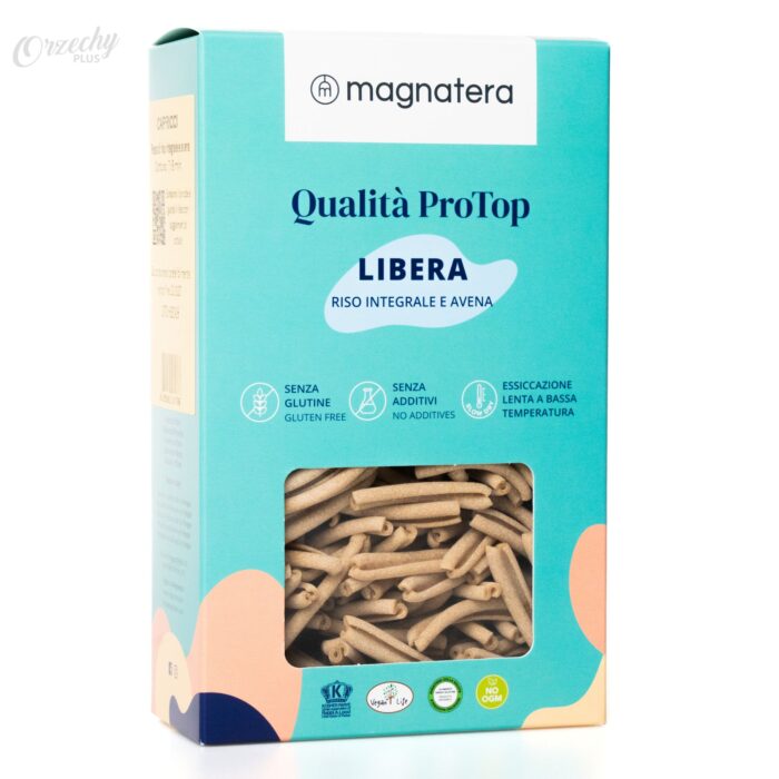 Makaron z mąki ryżowej brązowej i owsianej „MAGNATERA”, 250 g