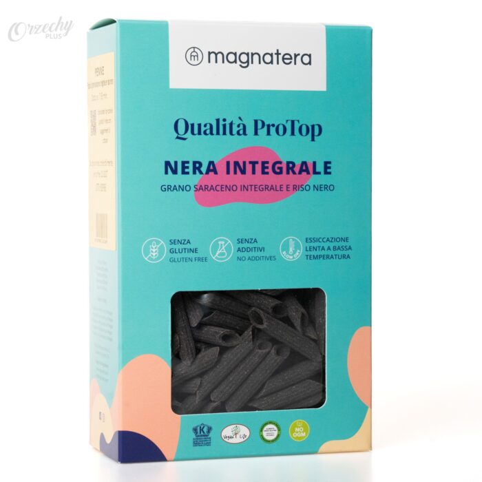Makaron z pełnoziarnistej gryki i czarnego ryżu „MAGNATERA”, 250 g