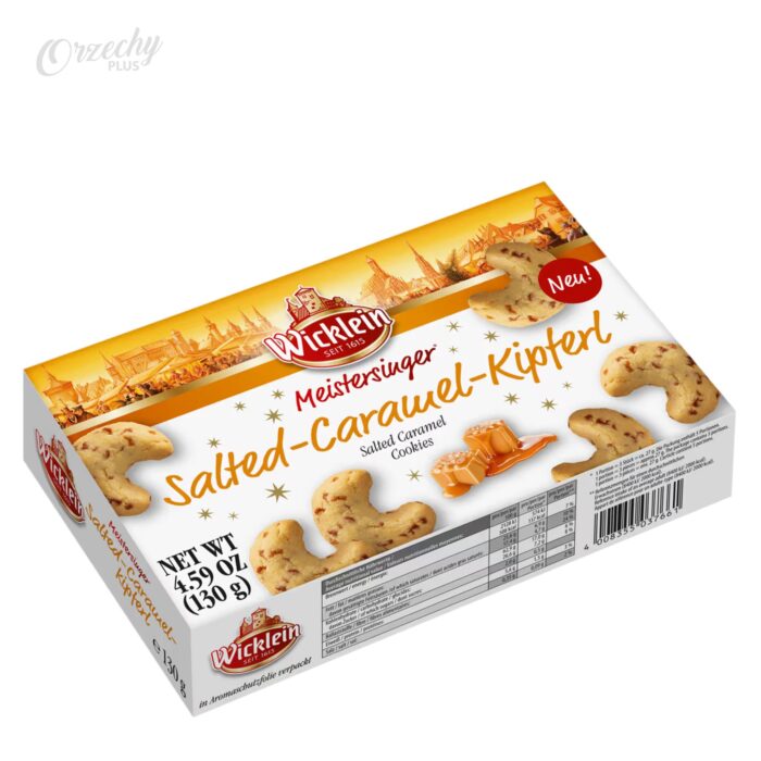 Maślane ciasteczka „Wicklein” z solonym karmelem, 130 g